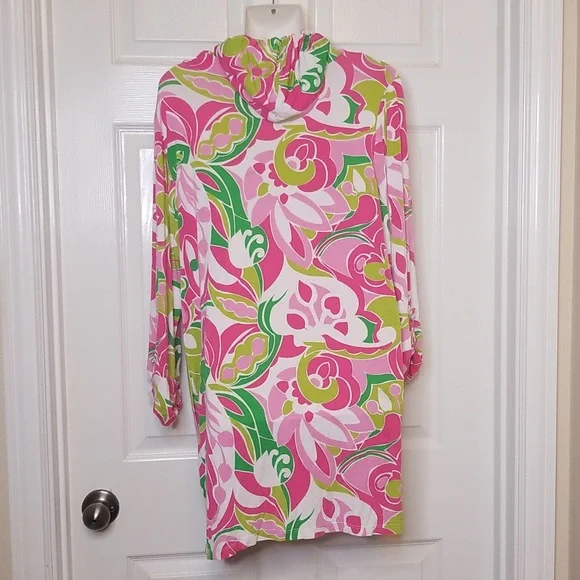 Beach Candie By Margaret Josephs Long Sleeve Swimsuit Cover Up Dress Size Xl - Picture 5 of 12